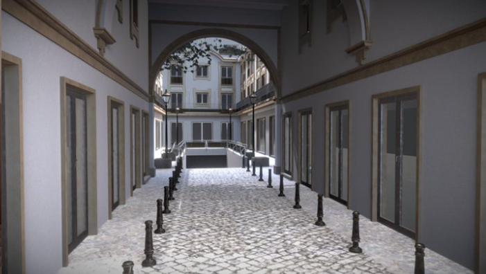 Visualización urbana del proyecto Cantillana